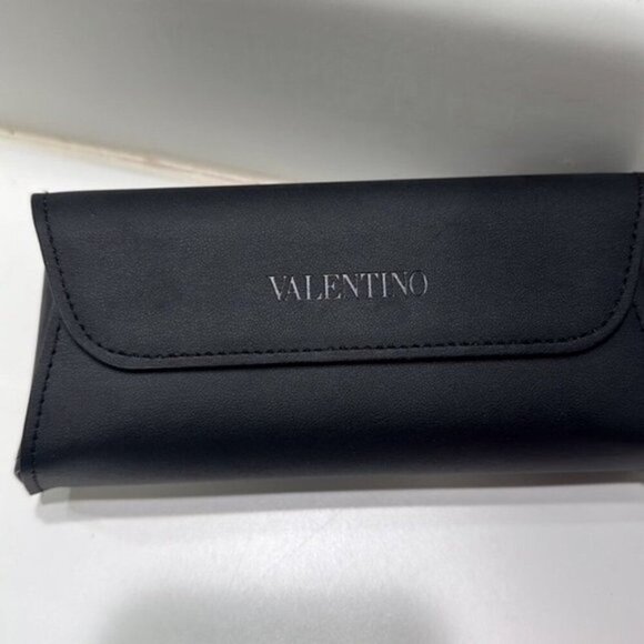 Valentino 57mm Gradient Sunglasses ivory blue